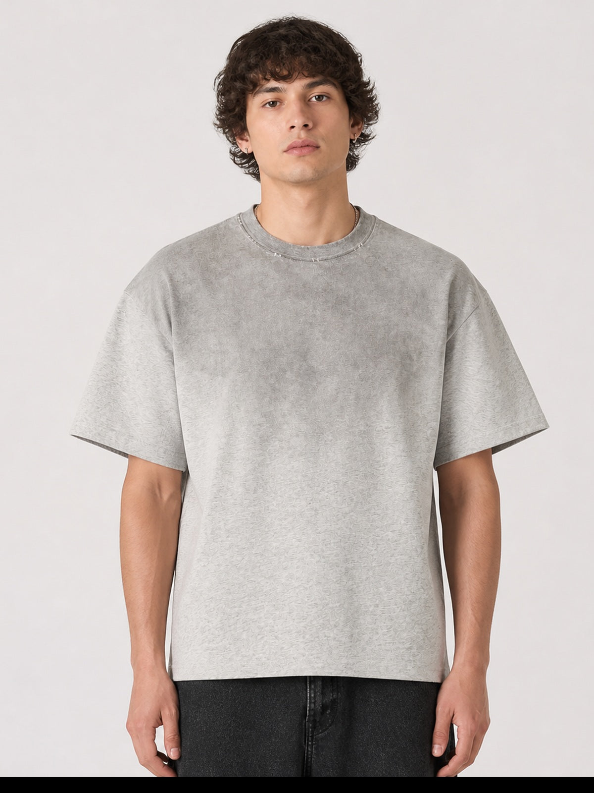 250 GSM Distressed Washed Oversized T-Shirt