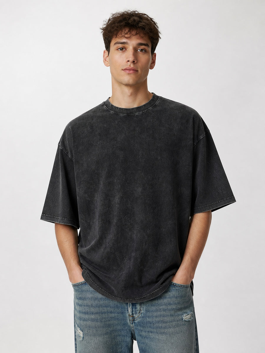 230 GSM Vintage-Wash Oversized T-Shirt